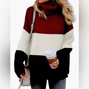 Chunky turtleneck sweater
